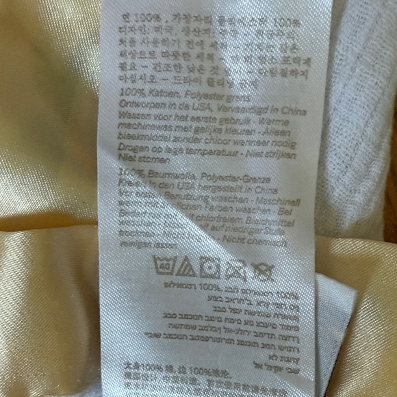 aden + anais Satin Trim Baby Mini Blanket/ lovey - Picture 3 of 3